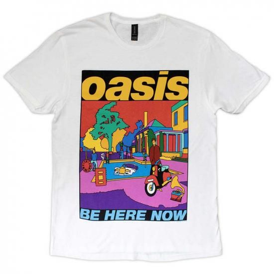 バンドTシャツ 通販 オアシス Tシャツ OASIS BE HERE NOW 正規品