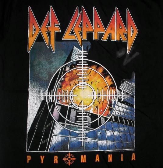 デフ レパード Tシャツ Def Leppard Pyromania 正規品 パイロ