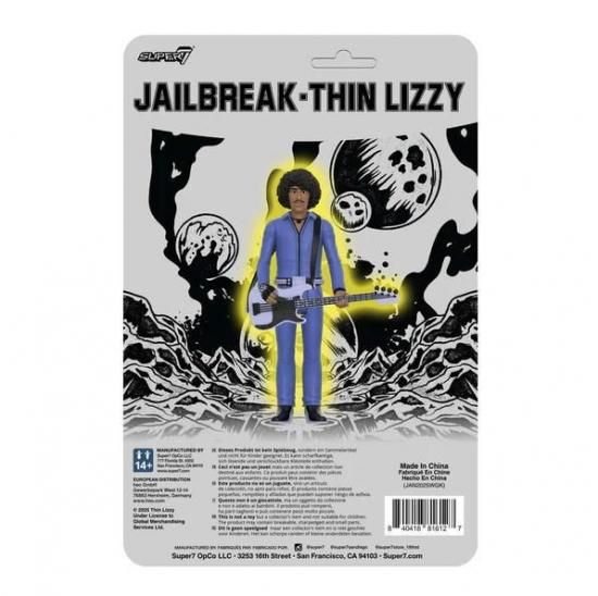 シン リジィ フィギュア Thin Lizzy Phil Lynott (Jailbreak) Super7