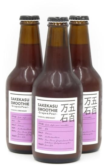 ƥ֥꡼ڸɴ SAKEKASU SMOOTHIE-Grape &Pear-330ml 