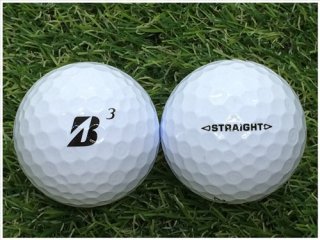 【ランク Ｍ級】 BRIDGESTONE ブリヂストン SUPER STRAIGHT 2019年モデル ホワイト Ｍ級 ロストボール 中古 ゴルフボール 1球バラ売り