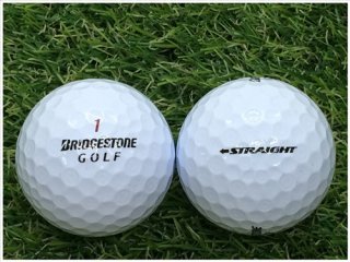 【ランク Ｍ級】 BRIDGESTONE ブリヂストン SUPER STRAIGHT 2017年モデル ホワイト Ｍ級 ロストボール 中古 ゴルフボール 1球バラ売り