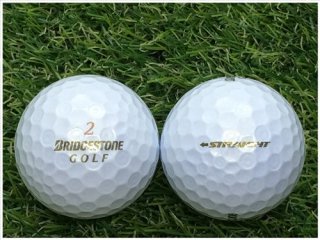 【ランク Ｍ級】 BRIDGESTONE ブリヂストン SUPER STRAIGHT 2017年モデル パールホワイト Ｍ級 ロストボール 中古 ゴルフボール 1球バラ売り