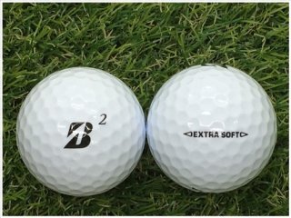 【ランク Ｍ級】 BRIDGESTONE ブリヂストン EXTRA SOFT 2017年モデル Bマーク ホワイト Ｍ級 ロストボール 中古 ゴルフボール 1球バラ売り