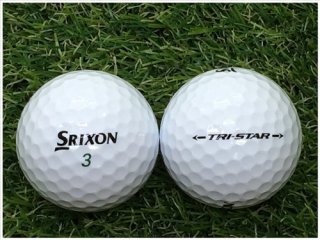 【ランク Ｍ級】 SRIXON スリクソン TRI-STAR 2017年モデル ホワイト Ｍ級 ロストボール 中古 ゴルフボール 1球バラ売り