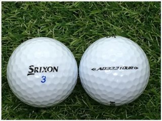 【ランク Ｂ級】 SRIXON スリクソン AD333 TOUR 2018年モデル ホワイト Ｂ級 ロストボール 中古 ゴルフボール 1球バラ売り