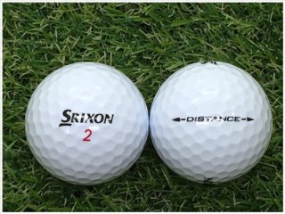【ランク Ｍ級】 SRIXON スリクソン DISTANCE 2018年モデル ホワイト Ｍ級 ロストボール 中古 ゴルフボール 1球バラ売り