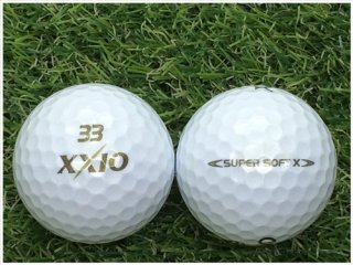 【ランク Ｂ級】 XXIO ゼクシオ SUPER SOFT X 2017年モデル プレミアムホワイト Ｂ級 ロストボール 中古 ゴルフボール 1球バラ売り