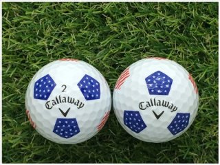 【ランク Ｓ級】 Callaway キャロウェイ CHROME・SOFT X TRUVIS 2018年モデル 星条旗 Ｓ級 ロストボール 中古 ゴルフボール 1球バラ売り