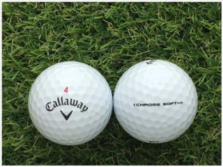 【ランク Ｓ級】 Callaway キャロウェイ CHROME・SOFT 2016年モデル ホワイト Ｓ級 ロストボール 中古 ゴルフボール 1球バラ売り