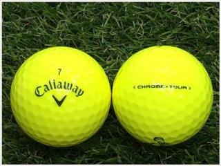 【ランク Ｓ級】 Callaway キャロウェイ CHROME・TOUR 2016年モデル イエロー Ｓ級 ロストボール 中古 ゴルフボール 1球バラ売り