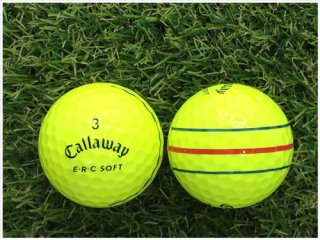 【ランク Ｂ級】 Callaway キャロウェイ E・R・C SOFT 2019年モデル トリプルトラック イエロー Ｂ級 ロストボール 中古 ゴルフボール 1球バラ売り