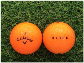 【ランク Ｓ級】 Callaway キャロウェイ E R C 2016年モデル クリスタルオレンジ Ｓ級 ロストボール 中古 ゴルフボール 1球バラ売り