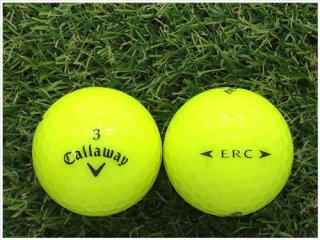 【ランク Ｓ級】 Callaway キャロウェイ E R C 2016年モデル クリスタルイエロー Ｓ級 ロストボール 中古 ゴルフボール 1球バラ売り