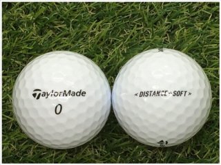 【ランク Ｂ級】 TaylorMade テーラーメイド DISTANCE+SOFT 2019年モデル ホワイト Ｂ級 ロストボール 中古 ゴルフボール 1球バラ売り