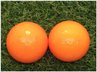 【ランク Ｍ級】 KASCO キャスコ KIRA CRYSTAL 2018年モデル オレンジ Ｍ級 ロストボール 中古 ゴルフボール 1球バラ売り
