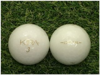 【ランク Ｂ級】 KASCO キャスコ KIRA CRYSTAL 2018年モデル ホワイト Ｂ級 ロストボール 中古 ゴルフボール 1球バラ売り