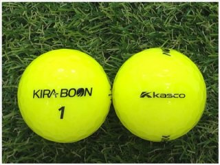 【ランク Ｃ級】 KASCO キャスコ KIRA BOON 2018年モデル イエロー Ｃ級 ロストボール 中古 ゴルフボール 1球バラ売り