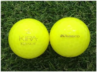 【ランク Ｓ級】 KASCO キャスコ KIRA KLENOT 2011年モデル イエローダイヤモンド Ｓ級 ロストボール 中古 ゴルフボール 1球バラ売り