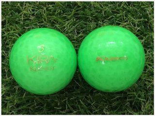 【ランク Ｓ級】 KASCO キャスコ KIRA KLENOT 2011年モデル エメラルド Ｓ級 ロストボール 中古 ゴルフボール 1球バラ売り