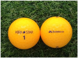 【ランク Ｓ級】 KASCO キャスコ KIRA★STAR 2013年モデル オレンジ Ｓ級 ロストボール 中古 ゴルフボール 1球バラ売り