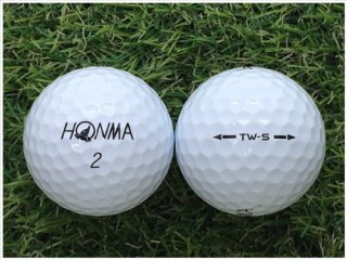 【ランク Ｍ級】 本間ゴルフ ホンマ HONMA TW-S 2019年モデル ホワイト Ｍ級 ロストボール 中古 ゴルフボール 1球バラ売り