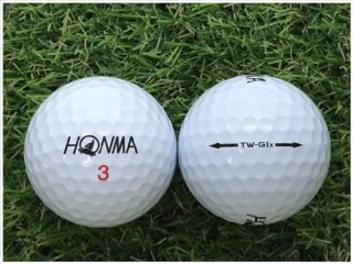 【ランク Ｍ級】 本間ゴルフ ホンマ HONMA TW-G1x 2014年モデル ホワイト Ｍ級 ロストボール 中古 ゴルフボール 1球バラ売り