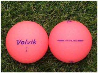 【ランク Ｃ級】 ボルビック Volvik VIVID LITE シャーベットピンク Ｃ級 ロストボール 中古 ゴルフボール 1球バラ売り