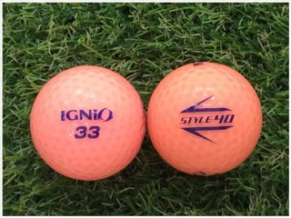 【ランク Ｓ級】 イグニオ IGNIO STYLE 40 ピンク Ｓ級 ロストボール 中古 ゴルフボール 1球バラ売り