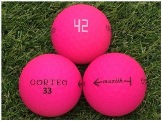 【ランク Ｂ級】 希少商品 muzilk CORTEO LITE 42 2018年モデル ピンク Ｂ級 ロストボール 中古 ゴルフボール 1球バラ売り