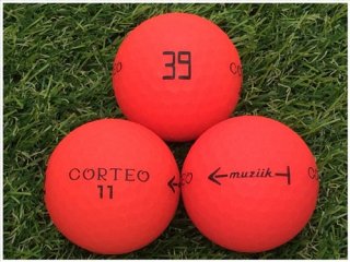 【ランク Ｓ級】 希少商品 muzilk CORTEO LITE 39 2017年モデル レッド Ｓ級 ロストボール 中古 ゴルフボール 1球バラ売り