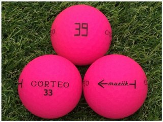 【ランク Ｂ級】 希少商品 muzilk CORTEO LITE 39 2017年モデル ピンク Ｂ級 ロストボール 中古 ゴルフボール 1球バラ売り