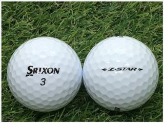 【ランク Ｍ級】 SRIXON スリクソン Z-STAR 2021年モデル ホワイト Ｍ級 ロストボール 中古 ゴルフボール 1球バラ売り
