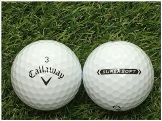 【ランク Ｂ級】 Callaway キャロウェイ SUPER SOFT 2021年モデル ホワイト B級 ロストボール 中古 ゴルフボール 1球バラ売り