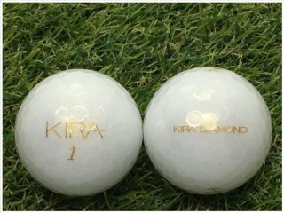 【ランク Ｓ級】 KASCO キャスコ KIRA DIAMOND 2020年モデル ホワイト S級 ロストボール 中古 ゴルフボール 1球バラ売り