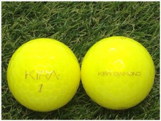 【ランク Ｂ級】 KASCO キャスコ KIRA DIAMOND 2020年モデル イエロー B級 ロストボール 中古 ゴルフボール 1球バラ売り