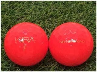【ランク Ｓ級】 KASCO キャスコ KIRA DIAMOND 2020年モデル レッド S級 ロストボール 中古 ゴルフボール 1球バラ売り