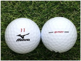 【ランク Ｂ級】 Mizuno ミズノ D201 2017年モデル ホワイト B級 ロストボール 中古 ゴルフボール 1球バラ売り