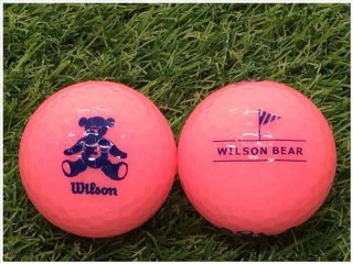 【ランク Ｂ級】 ウイルソン Wilson BEAR 4 2020年モデル ピンク B級 ロストボール 中古 ゴルフボール 1球バラ売り