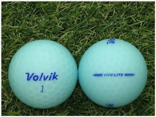 【ランク Ｂ級】 ボルビック Volvik VIVID LITE シャーベットブルー Ｂ級 ロストボール 中古 ゴルフボール 1球バラ売り