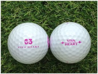 【ランク Ｂ級】 ビバハート VIVA HEART VHL 001 2016年モデル ホワイト B級 ロストボール 中古 ゴルフボール 1球バラ売り