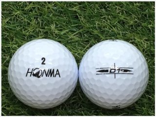 【ランク Ｍ級】 本間ゴルフ ホンマ HONMA D1 2022年モデル ホワイト M級 ロストボール 中古 ゴルフボール 1球バラ売り