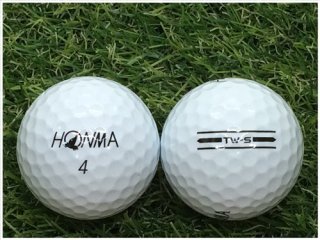 【ランク Ｂ級】 本間ゴルフ ホンマ HONMA TW-S 2021年モデル ホワイト B級 ロストボール 中古 ゴルフボール 1球バラ売り