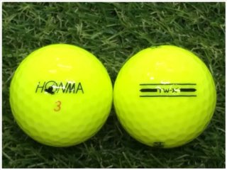 【ランク Ｓ級】 本間ゴルフ ホンマ HONMA TW-X 2021年モデル イエロー S級 ロストボール 中古 ゴルフボール 1球バラ売り