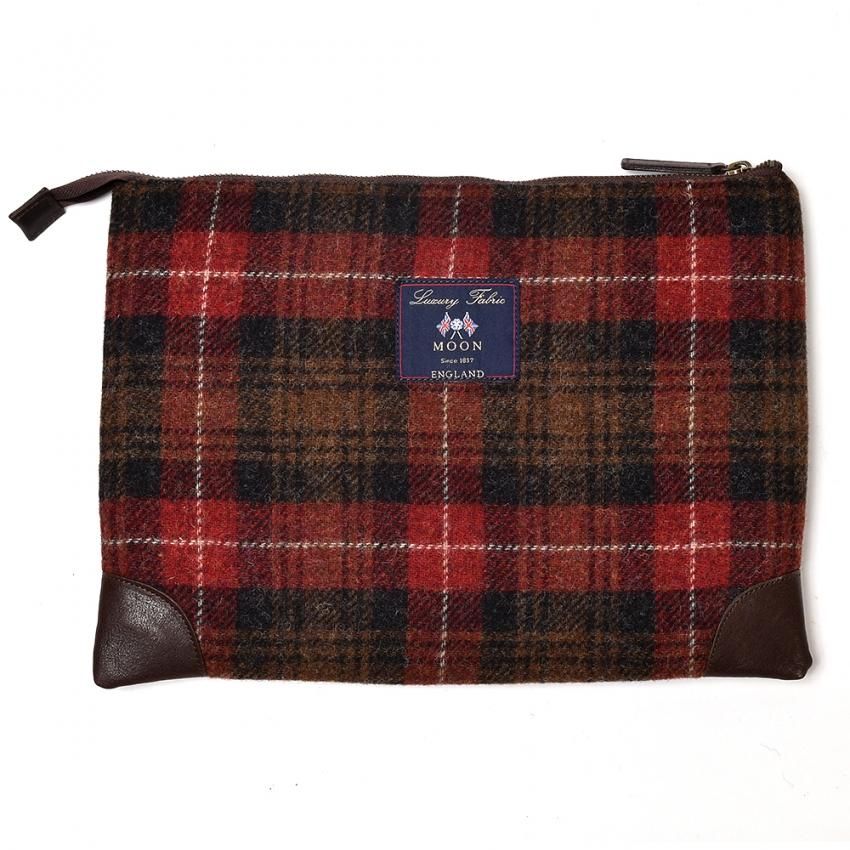 Harris Tweed ×MOON クラッチバッグ - WING-I ONLINE STORE Harris Tweed ×MOON クラッチバッグ - WING-I ONLINE STORE