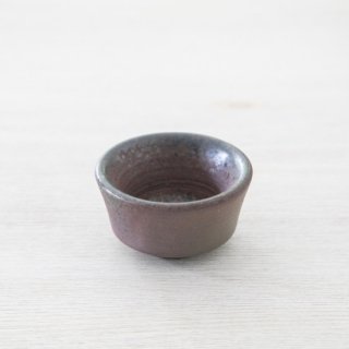 【葡紫落灰】台湾焼き〆 茶杯 窯尾作品 一点物