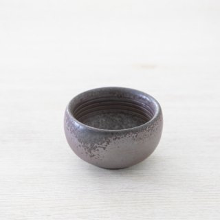 【銀紫落灰】台湾焼き〆 茶杯 窯尾作品 一点物