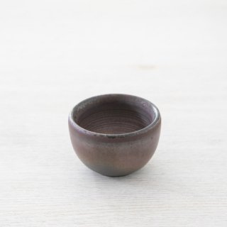 【漸層彩】台湾焼き〆 茶杯 赤 窯尾作品 一点物