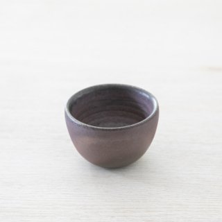 【漸層彩】台湾焼き〆 茶杯 青 窯尾作品 一点物