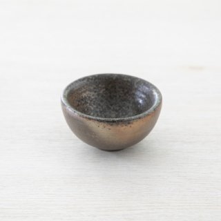 【土色金箔】台湾焼き〆 茶杯 窯中作品 一点物